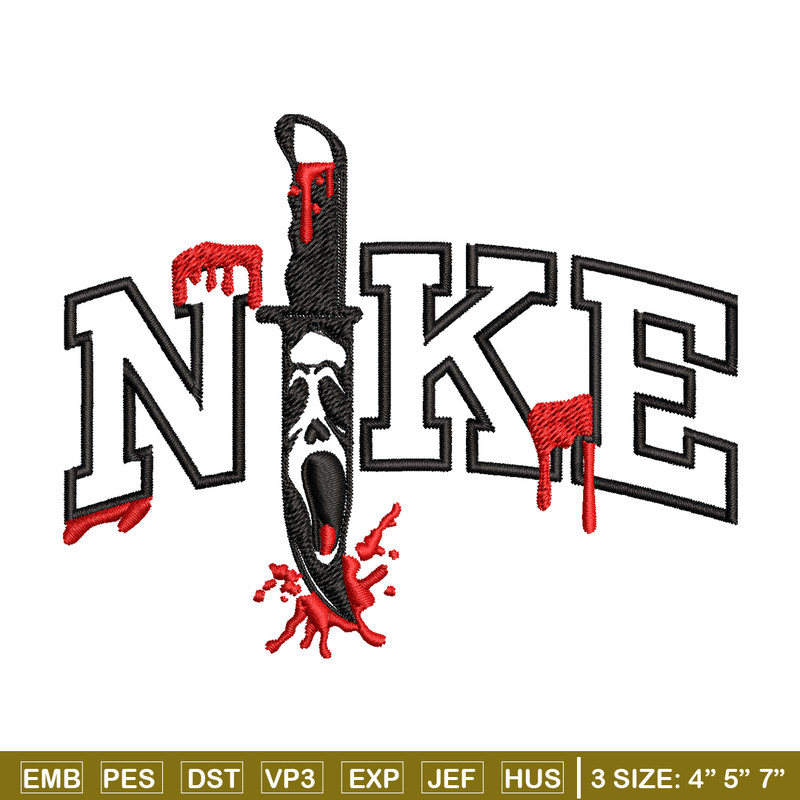 Ghost Face Nike Embroidery design, Ghost Face Nike Embroidery, Embroidery File, Nike design, Digital download..jpg