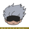 Gojo chibi Embroidery Design, Jujutsu Embroidery, Embroidery File, Anime Embroidery, Anime shirt, Digital download.jpg