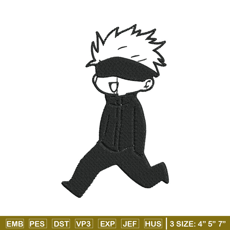 Gojo funny Embroidery Design, Jujutsu Embroidery, Embroidery File, Anime Embroidery, Anime shirt, Digital download.jpg