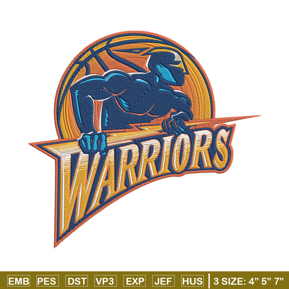 Golden State Warriors design embroidery design, NBA embroidery, Sport embroidery,Embroidery design,Logo sport embroidery.jpg