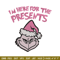 Grinch Im here Embroidery Design, Grinch Embroidery, Embroidery File, Chrismas Embroidery, Anime shirt, Digital download.jpg
