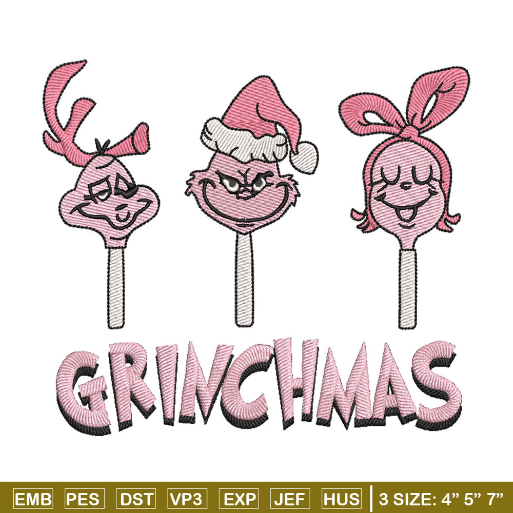 Grinchmas embroidery design, Grinch embroidery, Chrismas design, Embroidery shirt, Embroidery file, Digital download.jpg