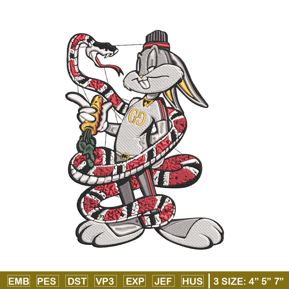 Gucci bunny Embroidery Design, Gucci Embroidery, Embroidery File, Anime Embroidery, Anime shirt, Digital download..jpg