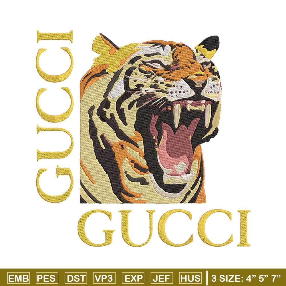 Gucci x Tiger Embroidery Design, Gucci Embroidery, Embroidery File, Anime Embroidery, Anime shirt, Digital download..jpg