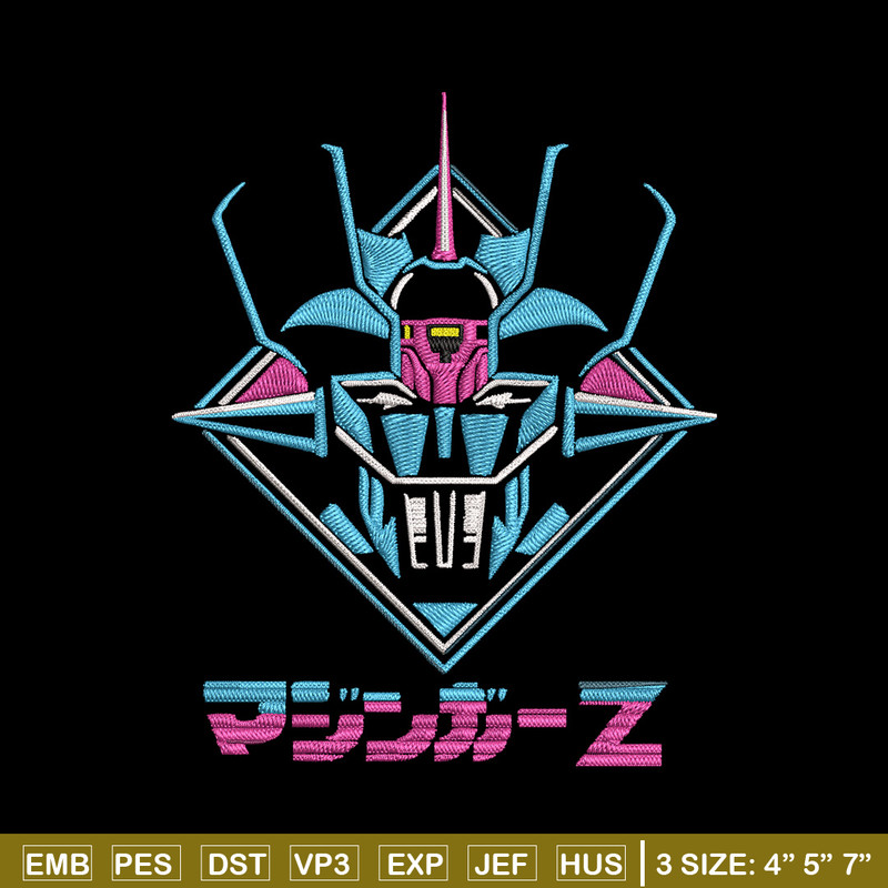 Gundam logo Embroidery Design, Gundam Embroidery, Embroidery File, Anime Embroidery, Anime shirt, Digital download.jpg