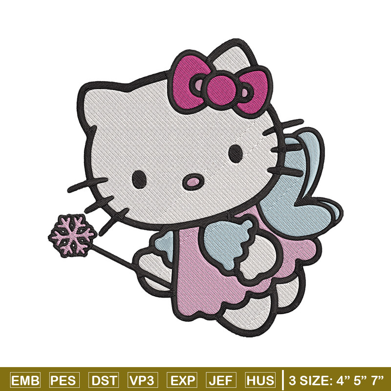 Hello kitty fairy Embroidery Design, Hello kitty Embroidery, Embroidery File, Anime Embroidery, Digital download.jpg