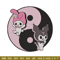 Kawaii Kuromi Embroidery Design, Hello kitty Embroidery, Embroidery File,Anime Embroidery, Anime shirt, Digital download.jpg