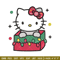Kitty chrismas Embroidery Design, Hello kitty Embroidery, Embroidery File, Anime Embroidery,Anime shirt,Digital download.jpg