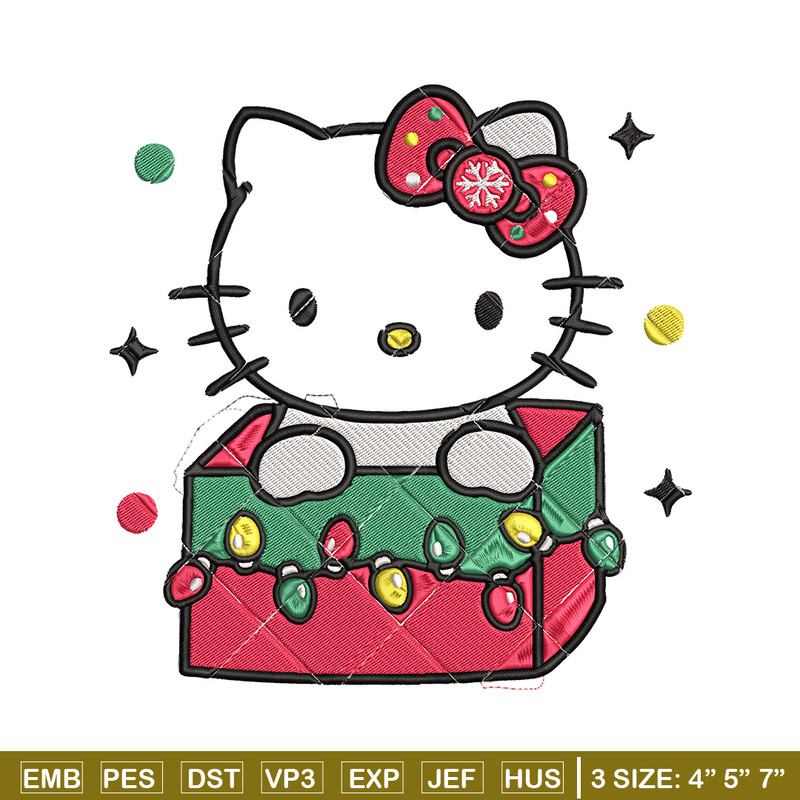 Kitty chrismas Embroidery Design, Hello kitty Embroidery, Embroidery File, Anime Embroidery,Anime shirt,Digital download.jpg
