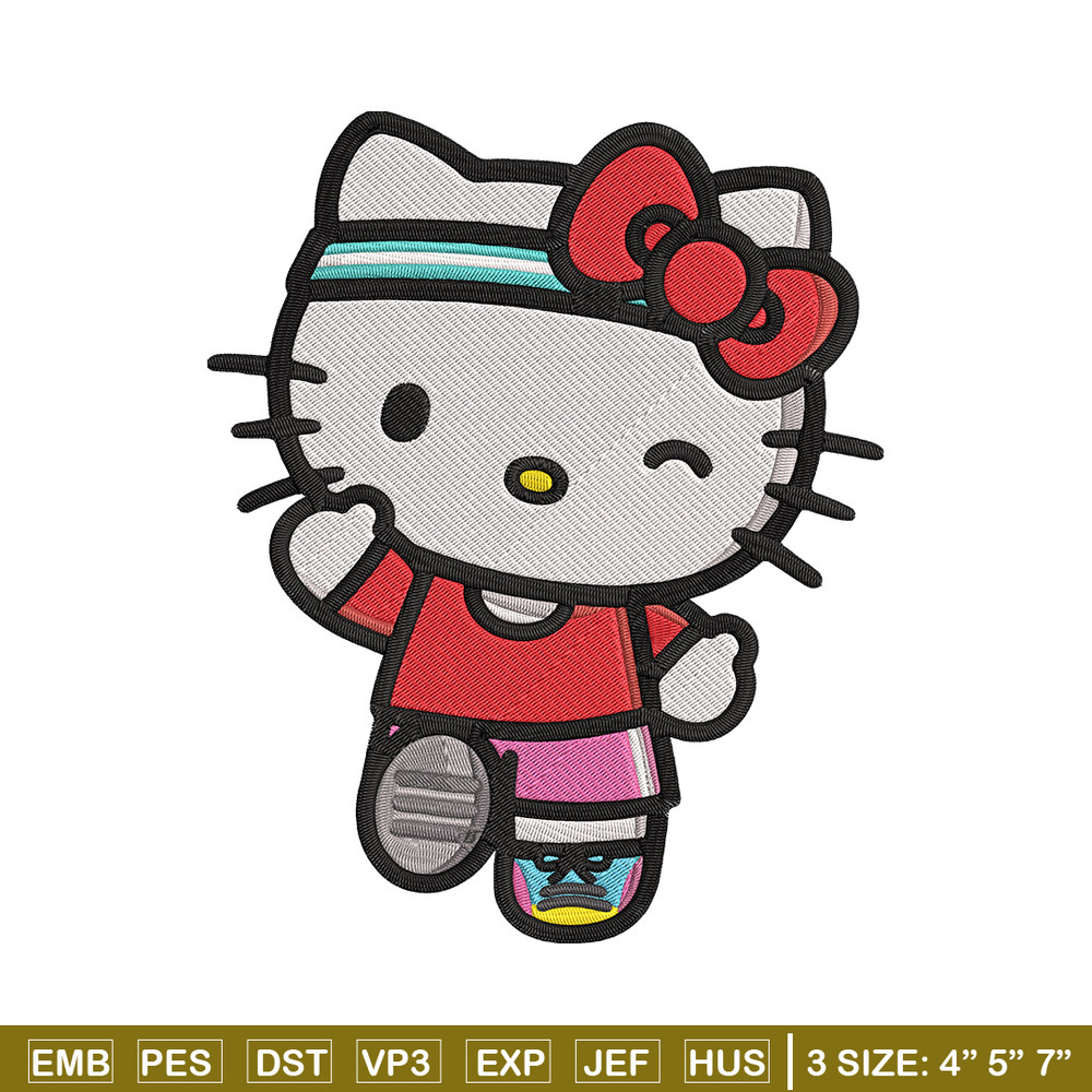 Kitty cute Embroidery Design, Hello kitty Embroidery, Embroidery File, Anime Embroidery, Anime shirt, Digital download.jpg
