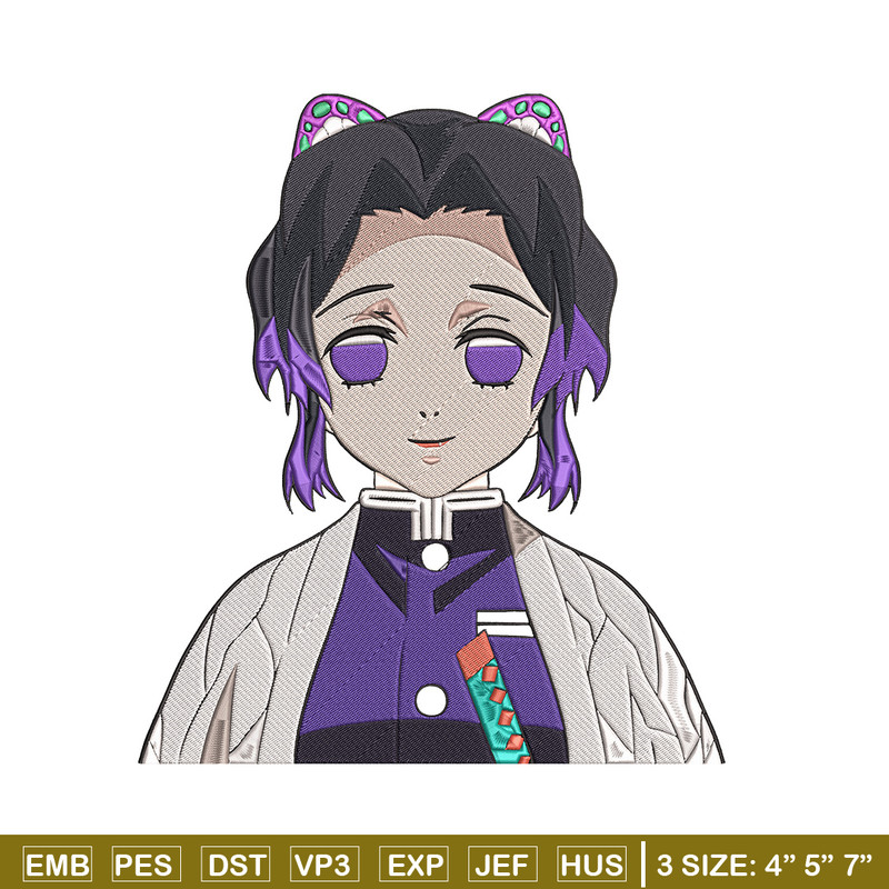 Kochou Shinobu Embroidery Design, Demon slayer Embroidery, Embroidery File,Anime Embroidery,Anime shirt,Digital download.jpg