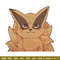 Kurama chibi Embroidery Design, Naruto Embroidery, Embroidery File, Anime Embroidery, Anime shirt, Digital download.jpg
