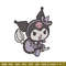 Kuromi Embroidery Design, Hello kitty Embroidery, Embroidery File,Anime Embroidery, Anime shirt, Digital download.jpg
