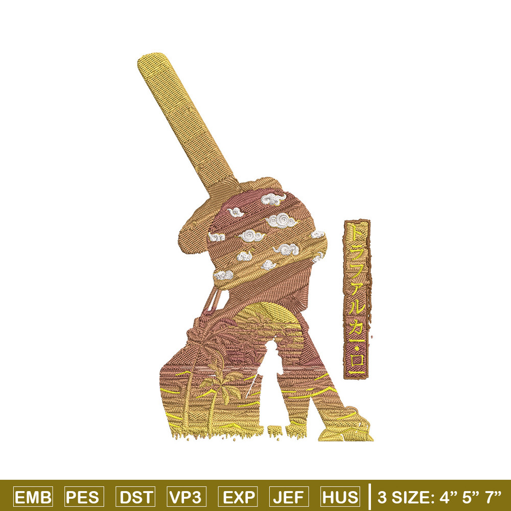 Law poster Embroidery Design, One piece Embroidery, Embroidery File, Anime Embroidery, Anime shirt, Digital download..jpg