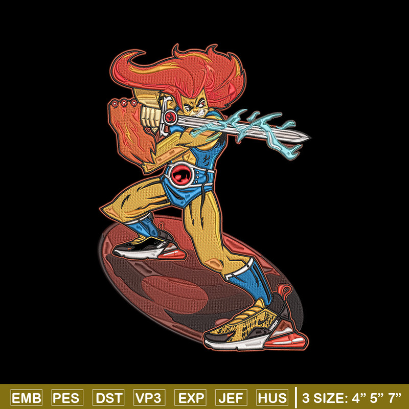 Lion O Embroidery Design, ThunderCats Embroidery, Embroidery File, Anime Embroidery, Anime shirt, Digital download.jpg