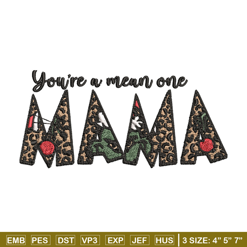 Mama Grinch Embroidery design, Mama Grinch Embroidery, logo design, Embroidery File, logo shirt, Instant download..jpg