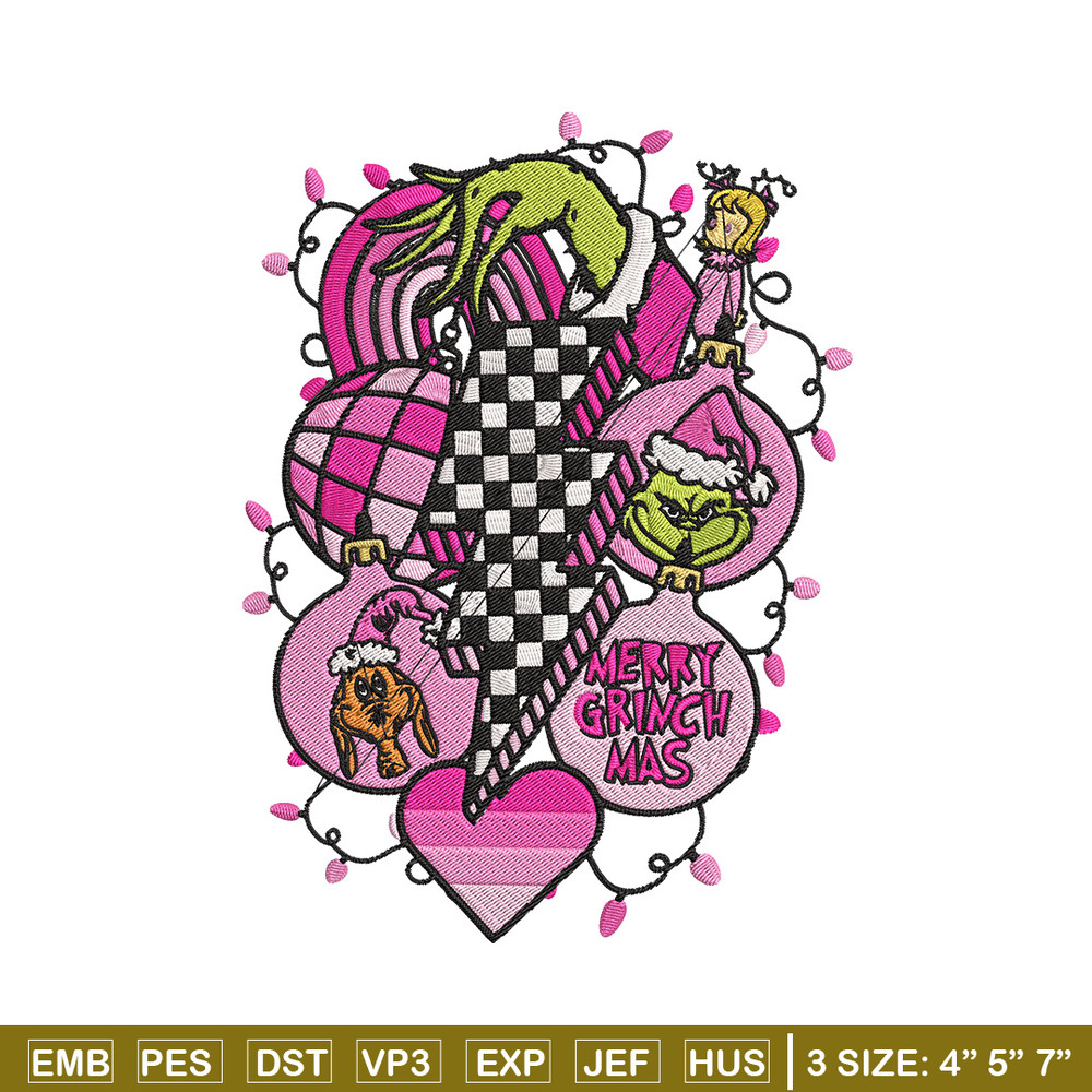 Merry grinchmas Embroidery Design, Grinch Embroidery, Embroidery File, Chrismas Embroidery, Anime shirt,Digital download.jpg