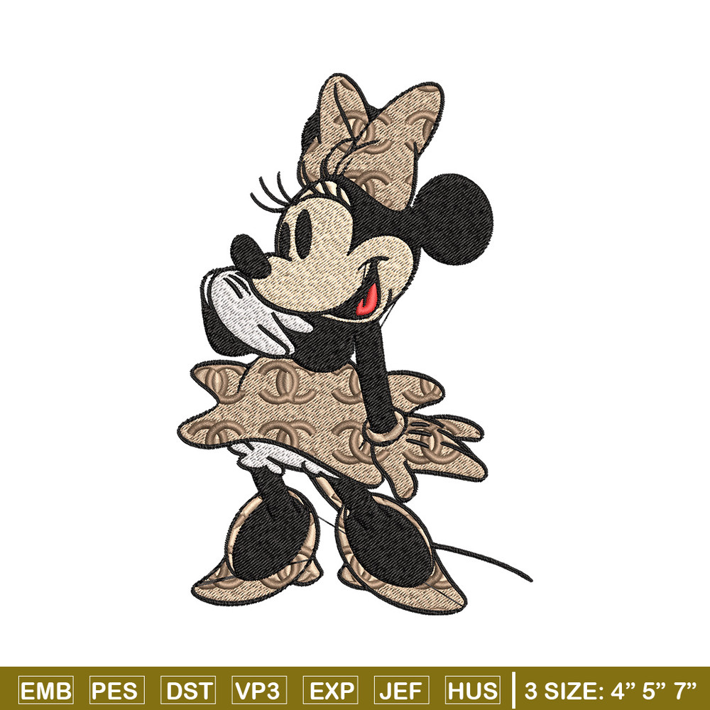 Minnie fun gucci Embroidery Design, Gucci Embroidery, Brand Embroidery, Logo shirt, Embroidery File, Digital download.jpg