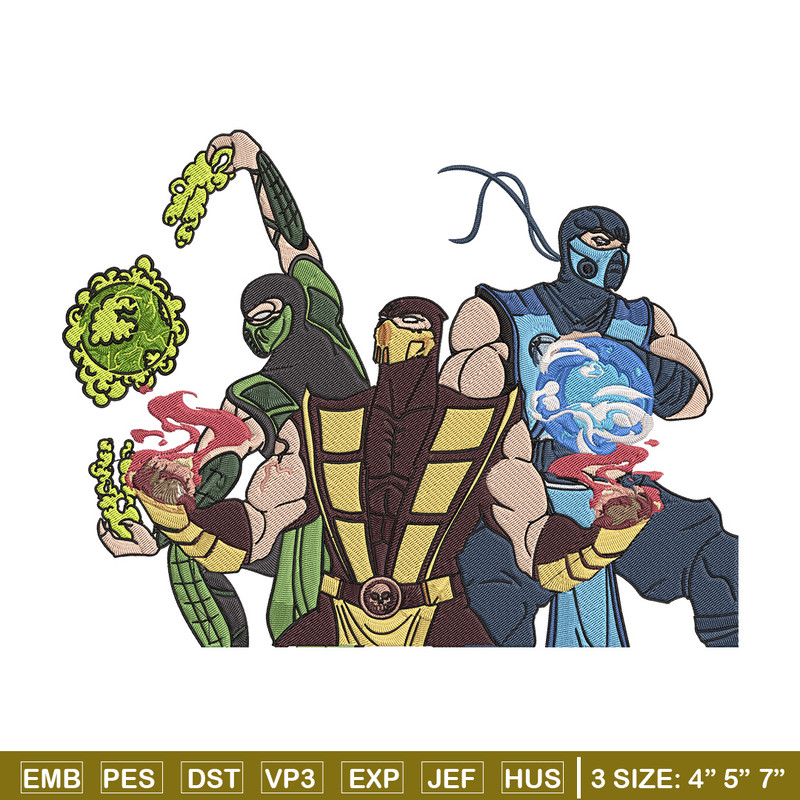 Mortal Kombat Ninja Embroidery Design, Mortal Embroidery, Embroidery File, Anime Embroidery,Anime shirt,Digital download.jpg