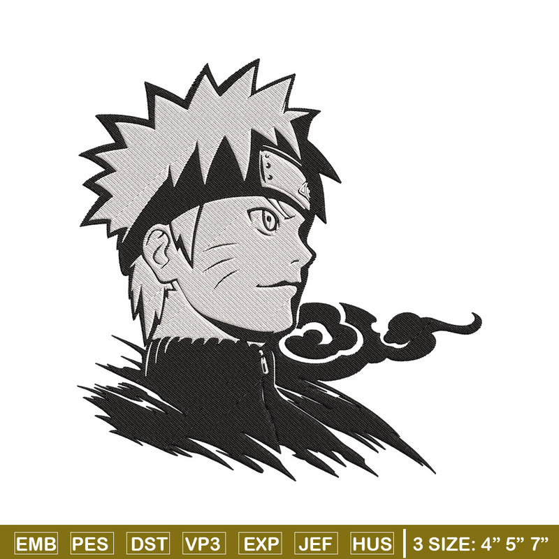 Naruto shippuden Embroidery Design, Naruto Embroidery, Embroidery File, Anime Embroidery, Anime shirt, Digital download.jpg