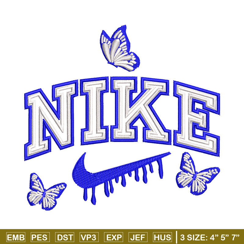 Nike butterfly embroidery design, Butterfly embroidery, Nike design,Embroidery file,Embroidery shirt,Digital download.jpg