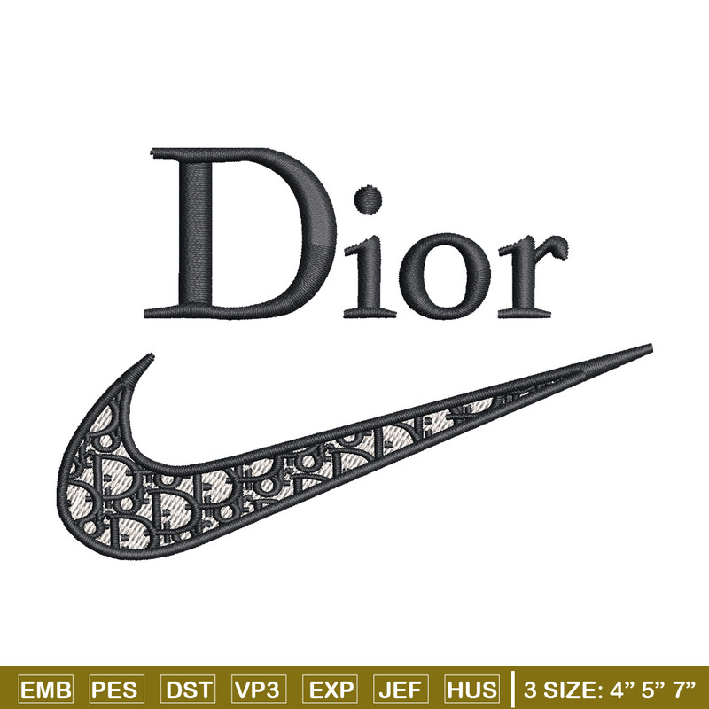 Nike dior embroidery design, Dior embroidery, Emb design, Embroidery shirt, Embroidery file, Digital download.jpg