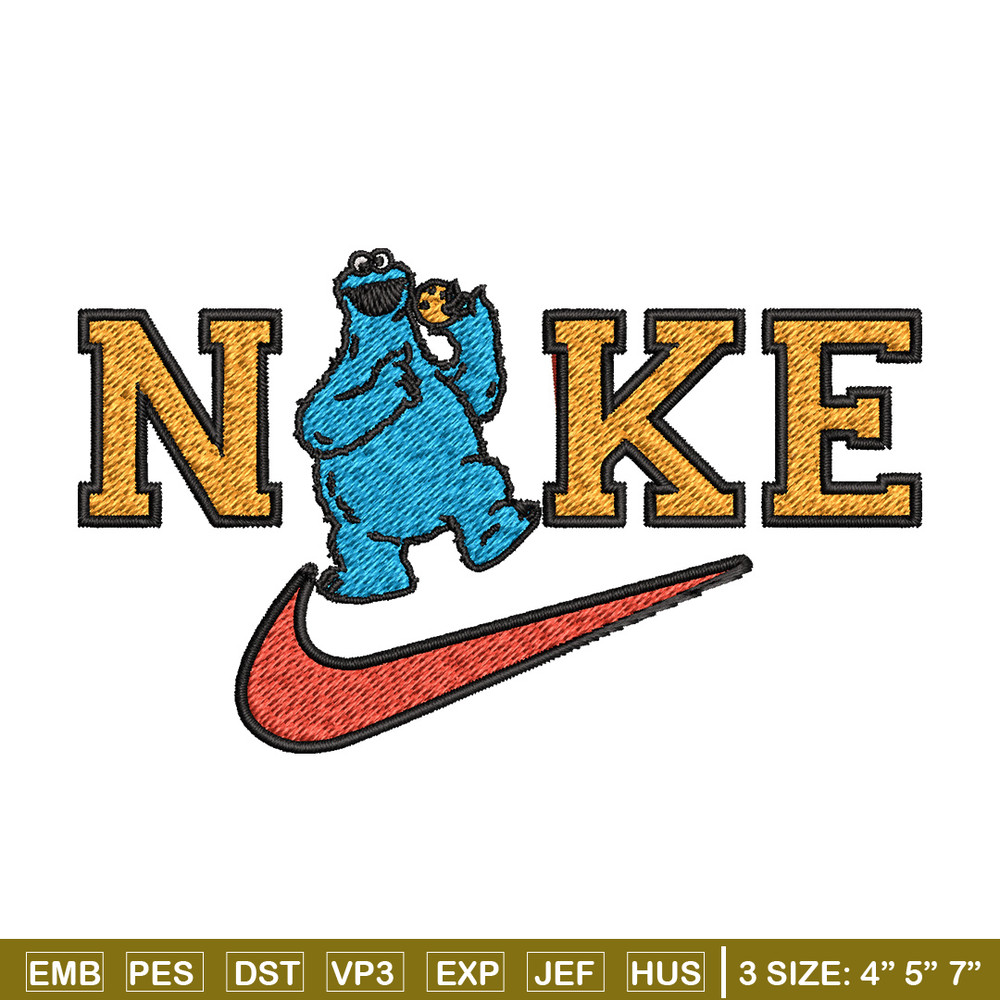 Nike green cartoon Embroidery Design, Nike Embroidery, Brand Embroidery, Embroidery File, Logo shirt, Digital download.jpg
