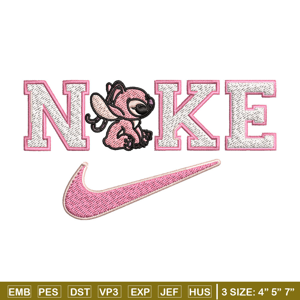 Nike pink stitch Embroidery Design, Stitch Embroidery, Nike Embroidery, Embroidery File, Logo shirt, Digital download.jpg