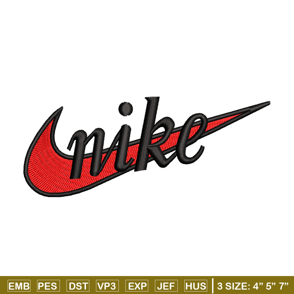 Nike red embroidery design, Nike embroidery, Nike design, Embroidery file,Embroidery shirt, Digital download.jpg