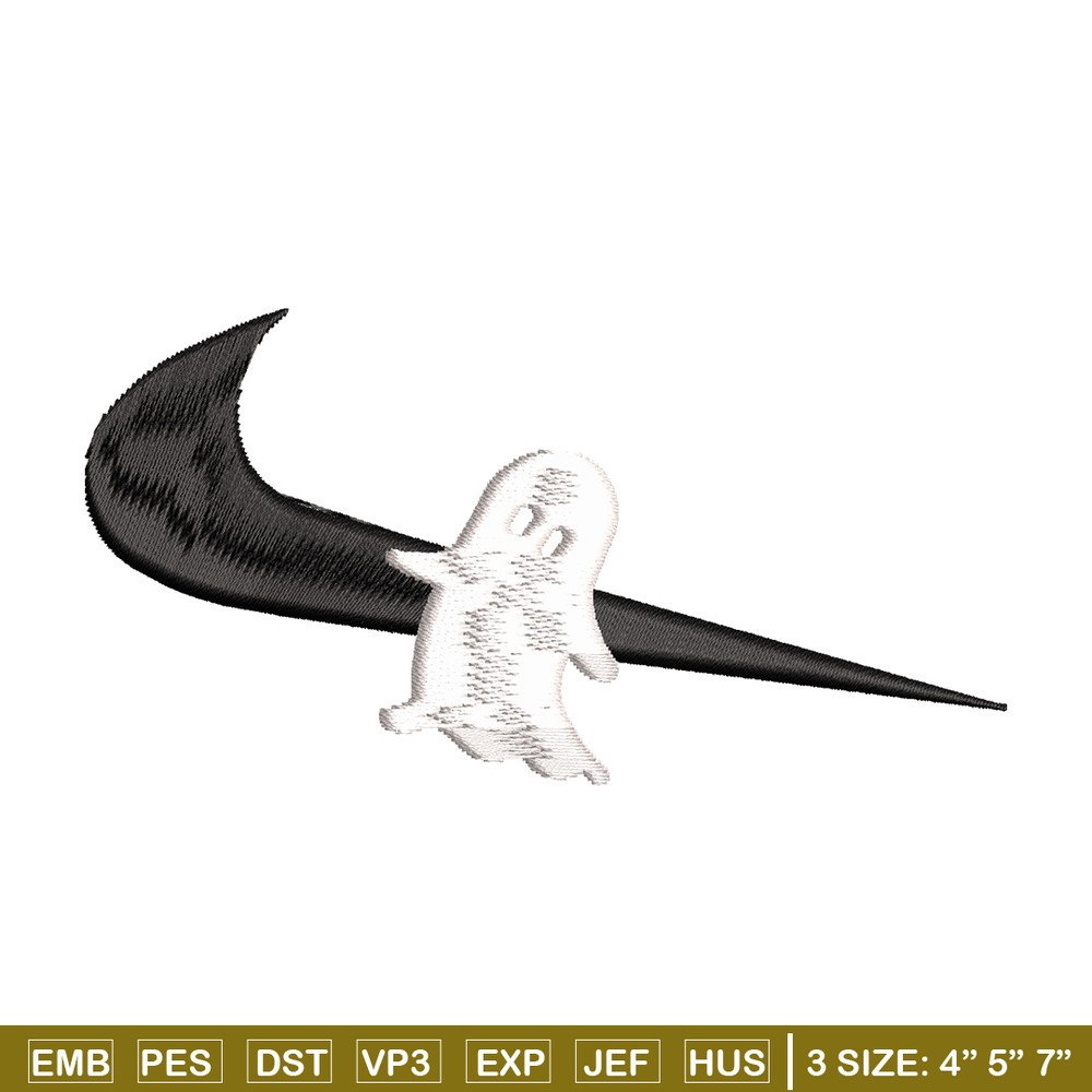 Nike x ghost embroidery design, Horror embroidery, Nike design, Embroidery shirt, Embroidery file,Digital download.jpg