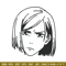 Nobara face Embroidery Design, Jujutsu Embroidery, Embroidery File, Anime Embroidery, Anime shirt, Digital download.jpg