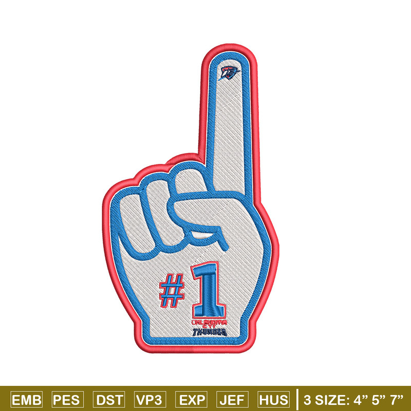 Oklahoma City Thunder no 1 embroidery design, NBA embroidery,Sport embroidery,Embroidery design, Logo sport embroidery.jpg