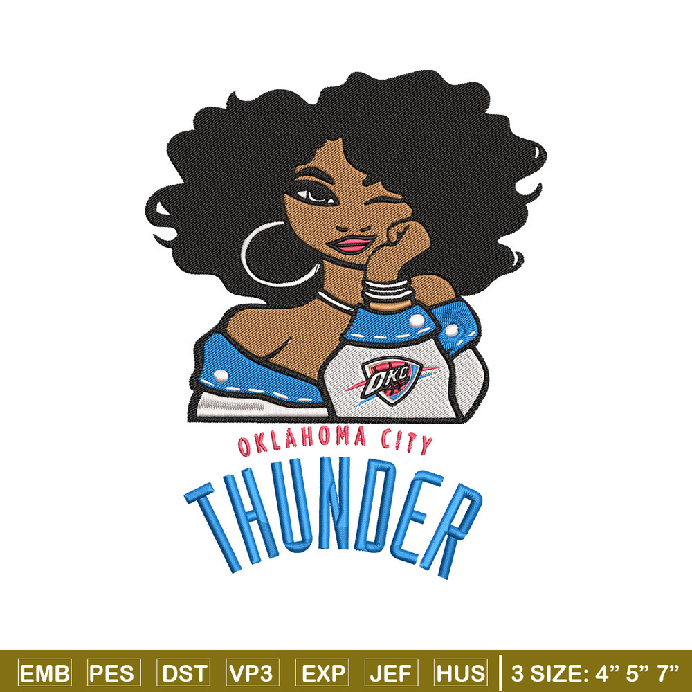 Oklahoma Thunder girl embroidery design, NBA embroidery, Sport embroidery, Embroidery design, Logo sport embroidery..jpg
