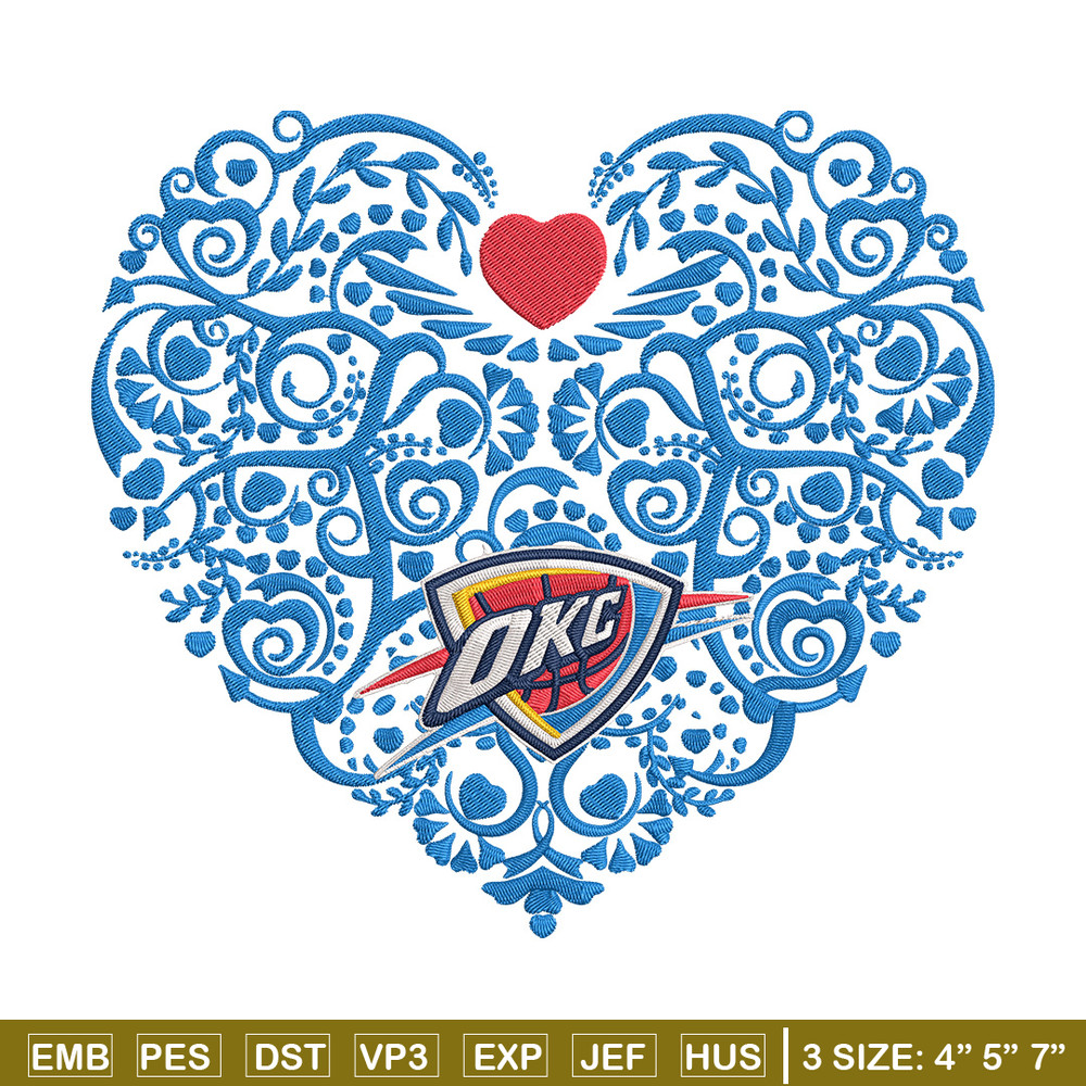 Oklahoma Thunder heart embroidery design, NBA embroidery, Sport embroidery, Embroidery design, Logo sport embroidery.jpg