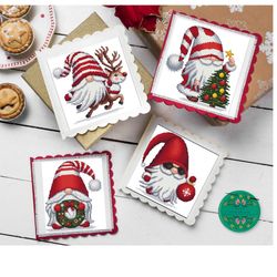christmas gnome cross stitch patterns pdf