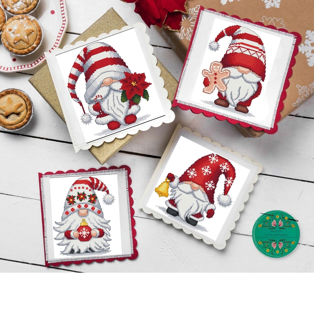 Christmas Gnome Cross Stitch Patterns PDF 2