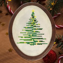 christmas tree cross stitch patterns pdf download digital