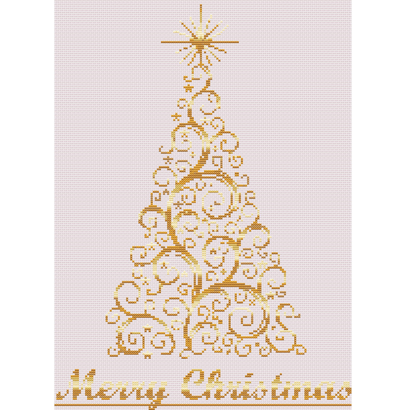 Merry Christmas Tree Cross Stitch Patterns Pdf 4
