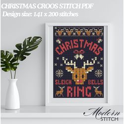 christmas bell cross stitch patterns pdf