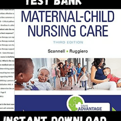Instant PDF Download - All Chapters - Davis Advantage for Maternal-Child Nursing Care 3rd Edition by Scannell Ruggiero T