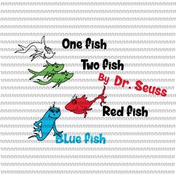 one fish two fish by dr seuss svg, dr seuss svg, thing svg, cat in the hat svg, thing 1 thing 2 thing 3