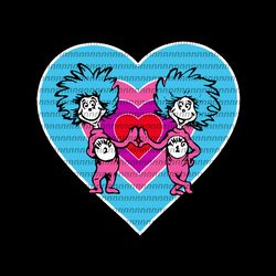 dr seuss love svg, dr seuss svg, thing svg, cat in the hat svg, thing 1 thing 2 thing 3