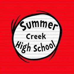 summer creek high school svg, dr seuss svg, thing svg, cat in the hat svg, thing 1 thing 2 thing 3