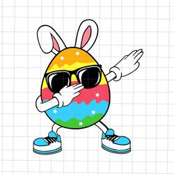 dabbing easter egg svg, happy easter bunny svg, dabbing bunny svg, bunny egg svg, easter day svg