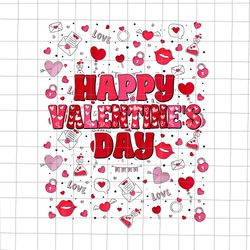 happy valentine's day couple png, heart valentine png, lips valentine's day