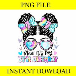 bruh it's my 7th birthday retro png