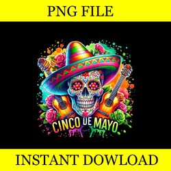 cinco de mayo mexican skull fiesta 5 png