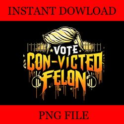 vote convicted felon prison hair 2024 usa election