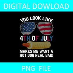 you look like 4th of july makes me want a hot dog real bad png