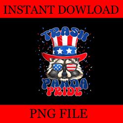 raccoon trash panda pride patriotic 4th of july png
